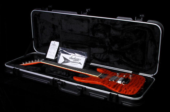 2013 Used Jackson Custom Shop Soloist Electric Guitar Pink with Polka Dots 