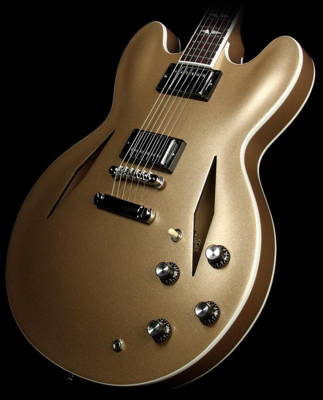 2014 Gibson Memphis ES-335 Dave Grohl Signature Metallic Gold 
