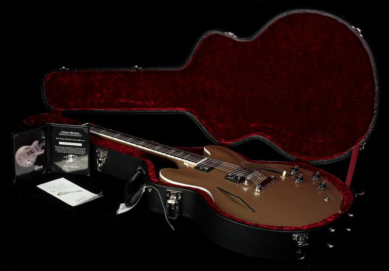 2014 Gibson Memphis ES-335 Dave Grohl Signature Metallic Gold 